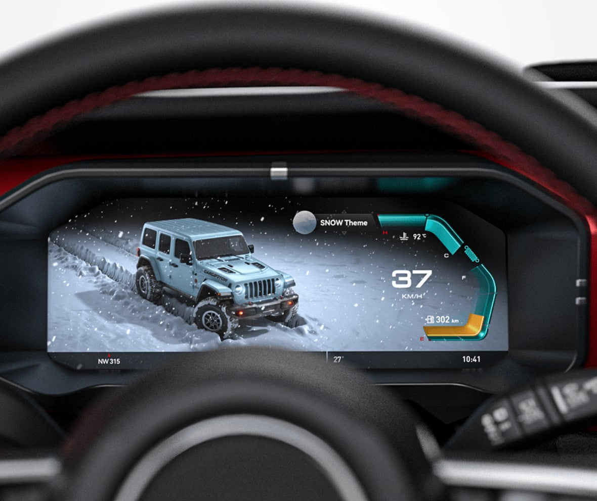 J-Plus Digital Dashboard Cluster All-In-One - Jeep wrangler JL/JLU/4XE/Gladiator-JT 2018-2023 - 4X4 WAVERS