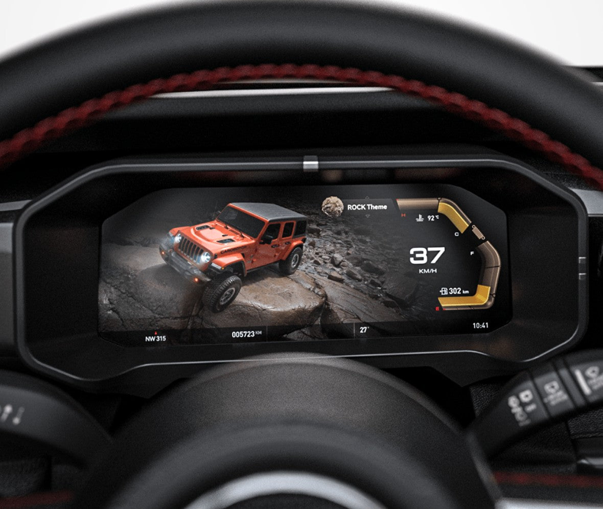 J-Plus Digital Dashboard Cluster All-In-One - Jeep wrangler JL/JLU/4XE/Gladiator-JT 2018-2023 - 4X4 WAVERS