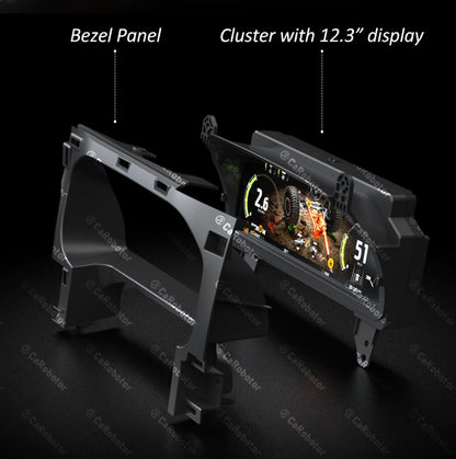 B Pro Carobotor Digital Dashboard Cluster - 12.3″ HD Cluster - Ford Bronco Gen 6 2021+ - 4X4 WAVERS