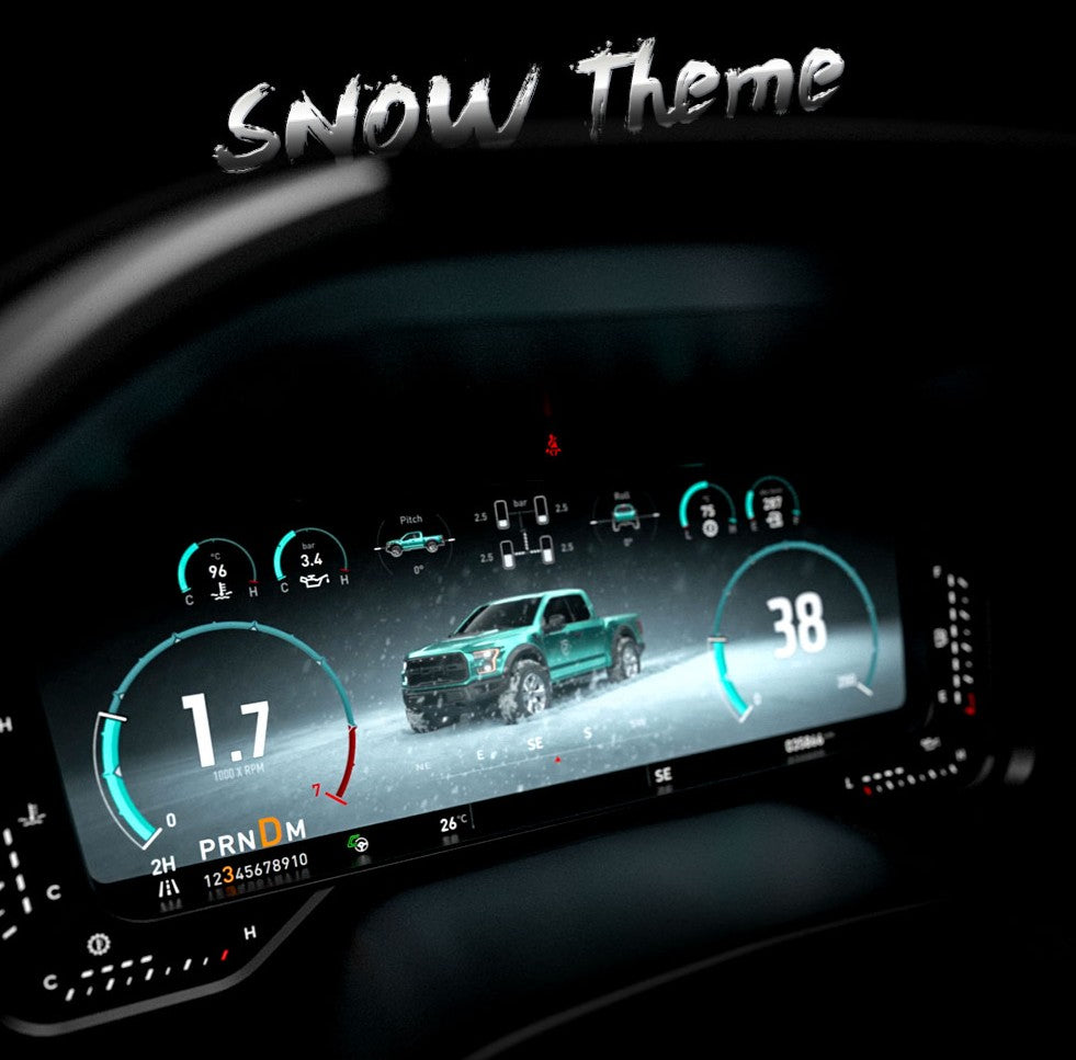 F-Pro Carobotor Digital Dashboard Cluster - Ford F150 / Raptor 2015-2020 - 4X4 WAVERS