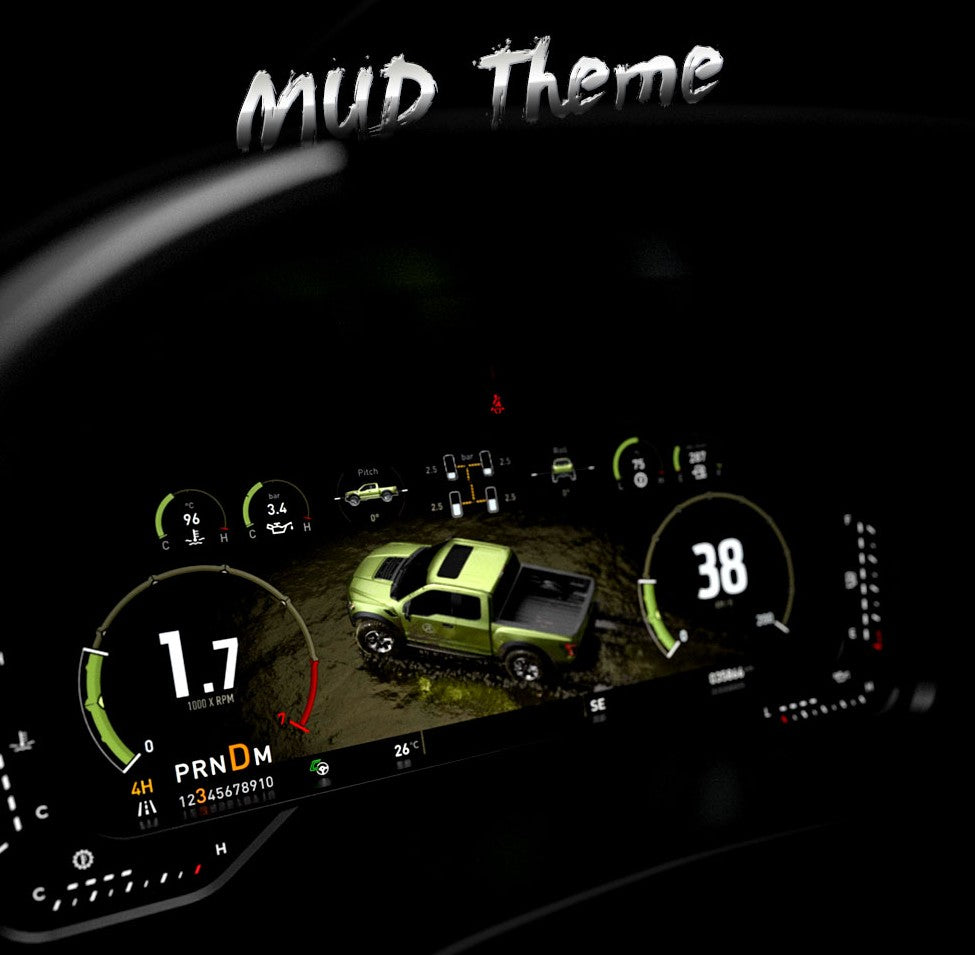 F-Pro Carobotor Digital Dashboard Cluster - Ford F150 / Raptor 2015-2020 - 4X4 WAVERS