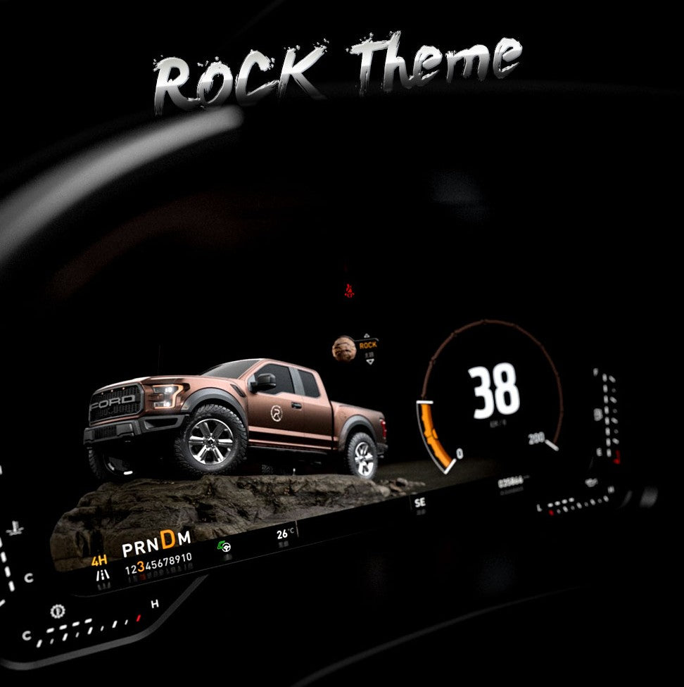 F-Pro Carobotor Digital Dashboard Cluster - Ford F150 / Raptor 2015-2020 - 4X4 WAVERS