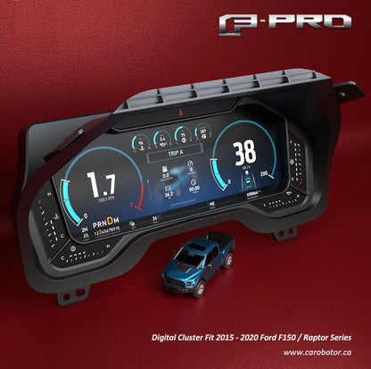 F-Pro Carobotor Digital Dashboard Cluster - Ford F150 / Raptor 2015-2020 - 4X4 WAVERS