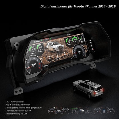 R-Pro Carobotor Digital Dashboard Cluster - Toyota 4Runner 2014-2019 - 4X4 WAVERS