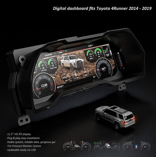 R-Pro Carobotor Digital Dashboard Cluster - Toyota 4Runner 2014-2019 - 4X4 WAVERS