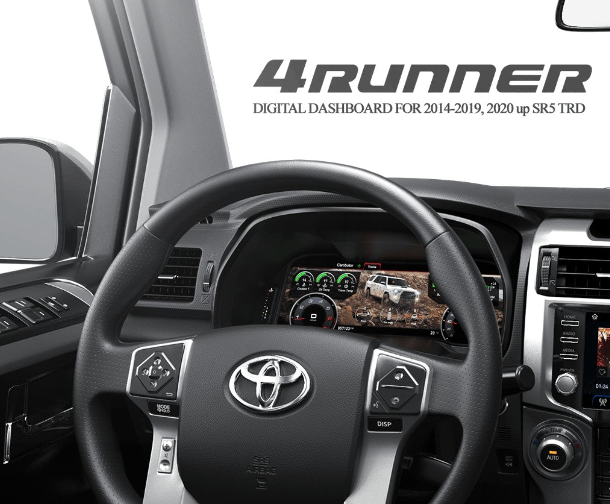 R-Pro Carobotor Digital Dashboard Cluster - Toyota 4Runner 2014-2019 - 4X4 WAVERS