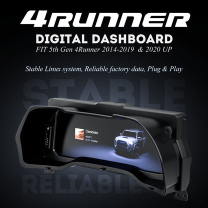 R-Pro Carobotor Digital Dashboard Cluster - Toyota 4Runner 2014-2019 - 4X4 WAVERS