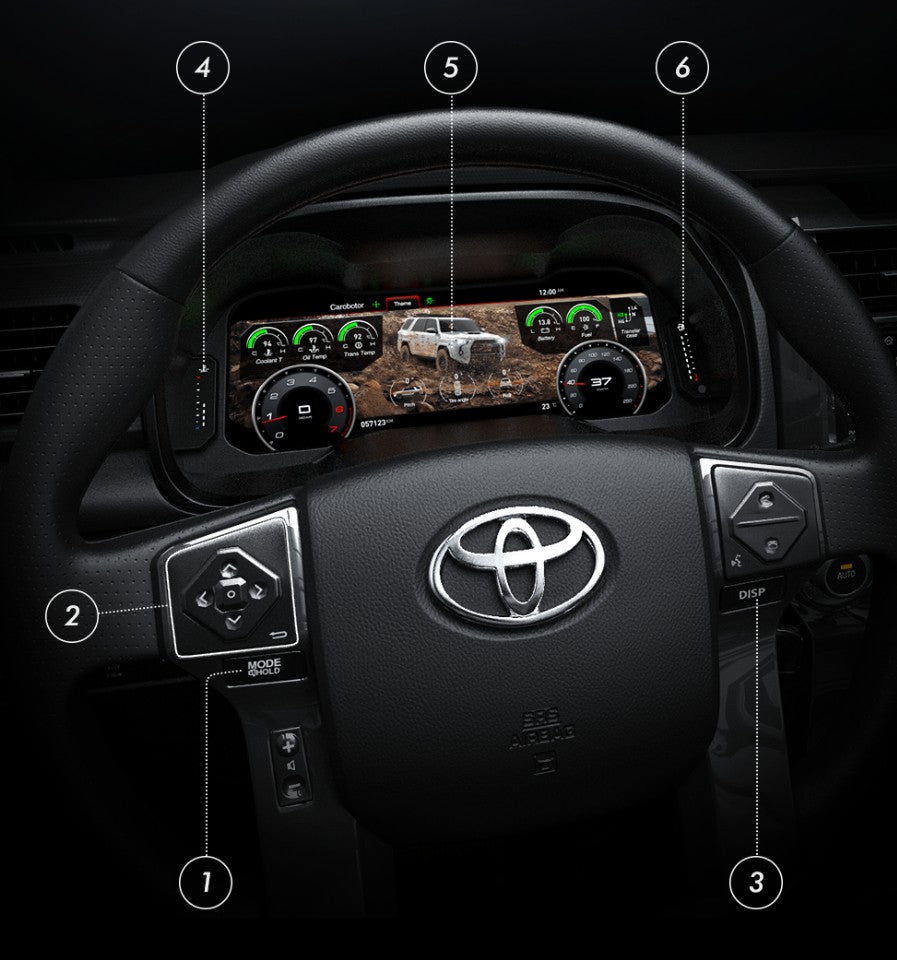 R-Pro Carobotor Digital Dashboard Cluster - Toyota 4Runner 2014-2019 - 4X4 WAVERS