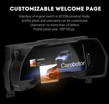 R-Pro Carobotor Digital Dashboard Cluster - Toyota 4Runner 2014-2019 - 4X4 WAVERS