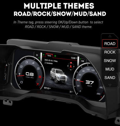 R-Pro Carobotor Digital Dashboard Cluster - Toyota 4Runner 2014-2019 - 4X4 WAVERS