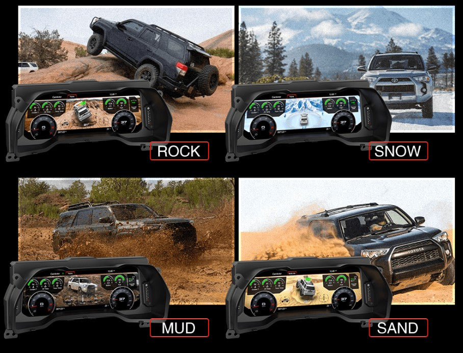 R-Pro Carobotor Digital Dashboard Cluster - Toyota 4Runner 2014-2019 - 4X4 WAVERS