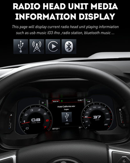 R-Pro Carobotor Digital Dashboard Cluster - Toyota 4Runner 2014-2019 - 4X4 WAVERS