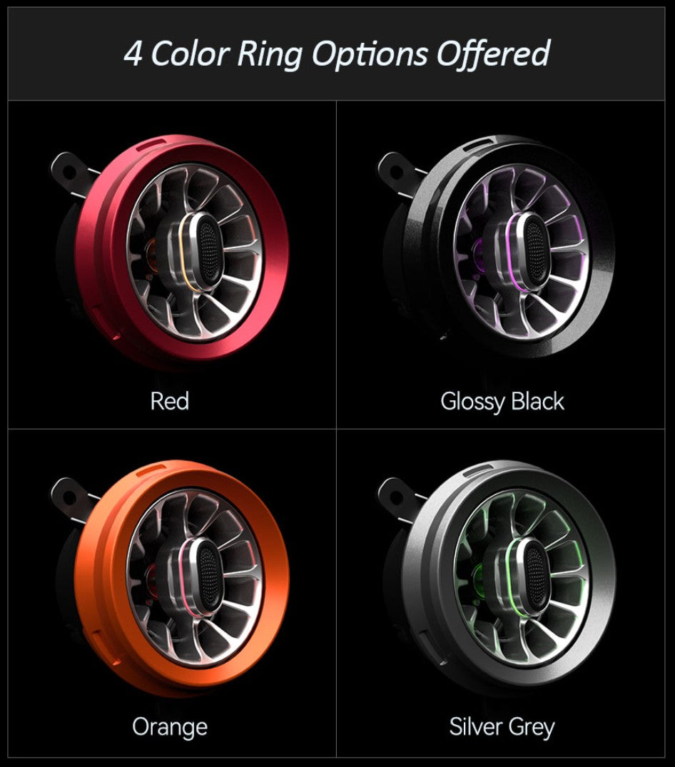 Turbo Air AC Vent With Ambient Lights - Jeep wrangler JL/JLU/4XE/Gladiator-JT 2018-2023 - 4X4 WAVERS