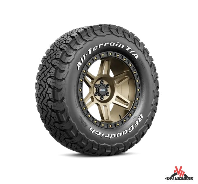 BFGoodrich All-Terrain T/A KO3 – LT37x12.5R17 128R | Pneumatique tout-terrain toutes saisons + homologué hiver 3PMSF pour tout-terrain