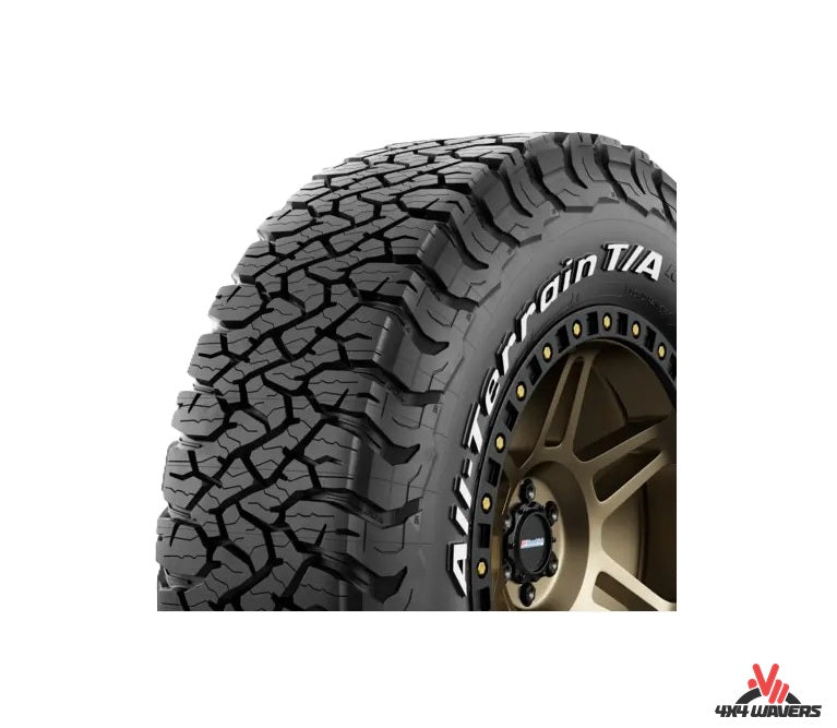 BFGoodrich All-Terrain T/A KO3 – LT37x12.5R17 128R | Pneumatique tout-terrain toutes saisons + homologué hiver 3PMSF pour tout-terrain