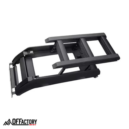 OFFactory Roof Rack with Telescopic Ladder | WS Style for Jeep Wrangler JK/JKU 2007-2018 | OFFactory by 4X4WAVERS (Image 3)