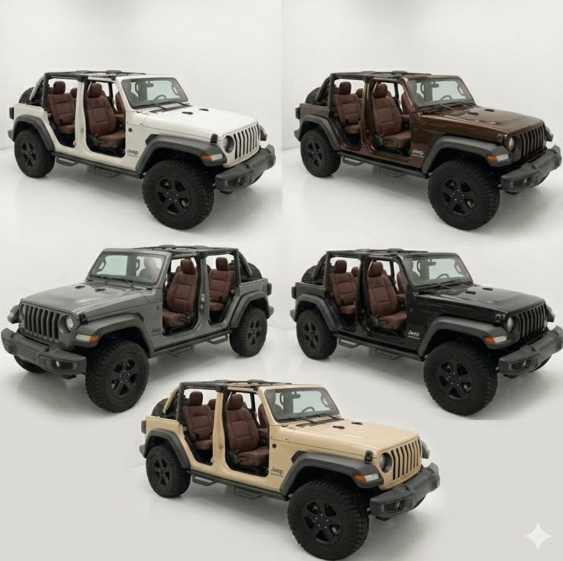 OFFactory OEM-Style Leather Seat Covers | Jeep Wrangler JL JLU 4xe 2018+ - 4X4 WAVERS