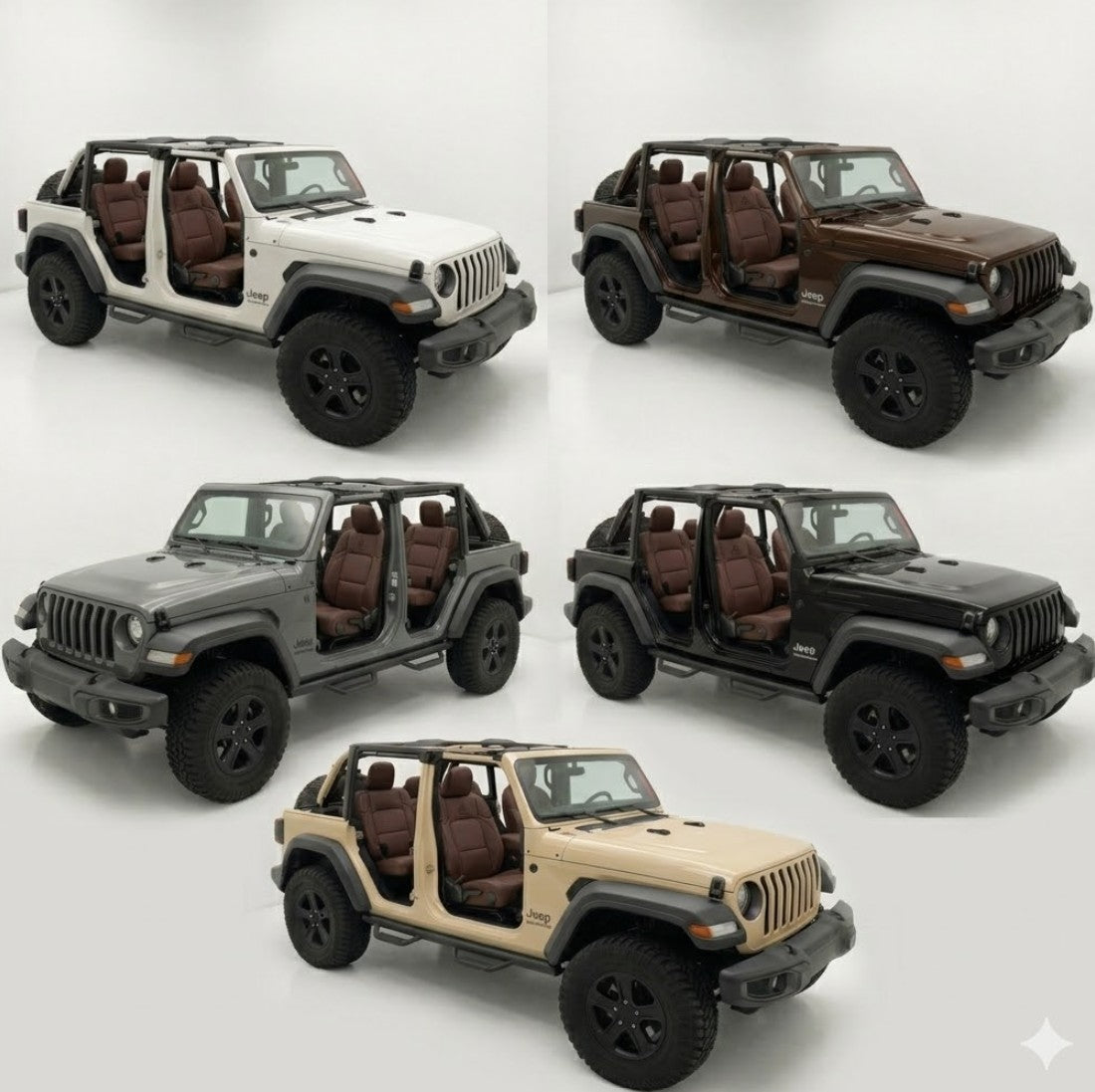 OFFactory custom leather seat covers, fitted interior seat design.