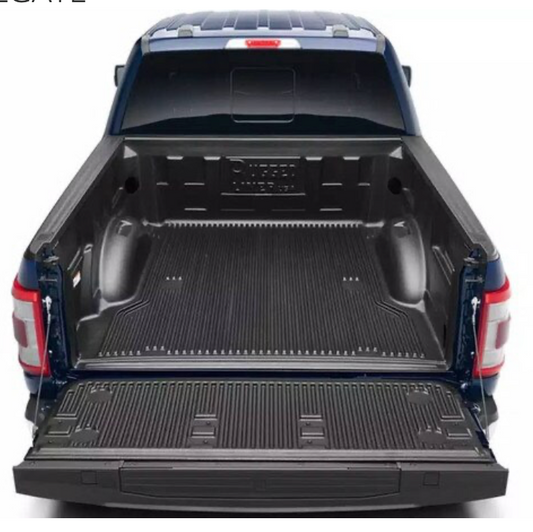 Rugged Liner bed liner kit for 2021-2026 Ford F-150 5'5" with Pro Power Onboard, durable truck bed mat and liner in black