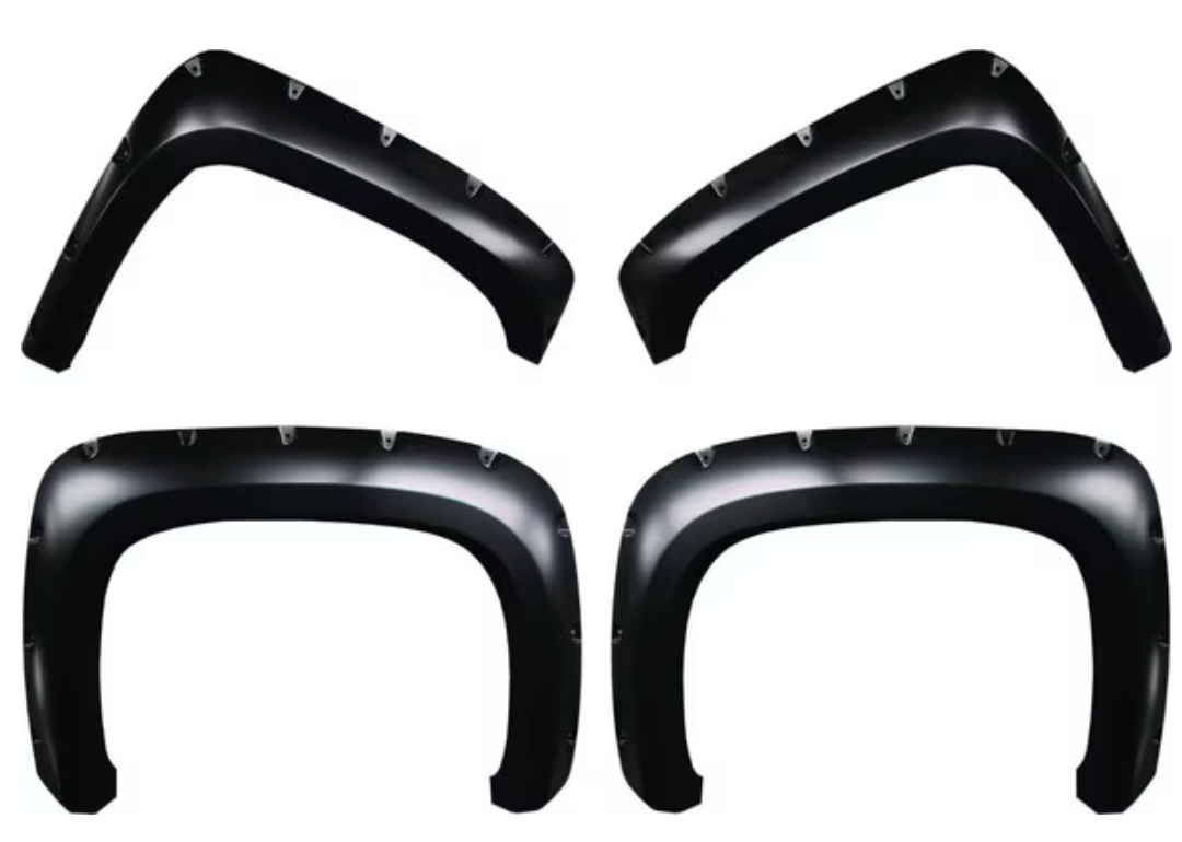 Xtreme flare fenders for Ford F-150, 18-20 model, set of four, durable truck accessory with wide flare design