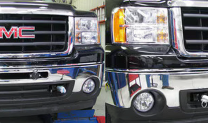 Blue Ox baseplate for 2007-2013 Chevy Silverado and GMC Sierra 1500 tow bars, silver metal construction.