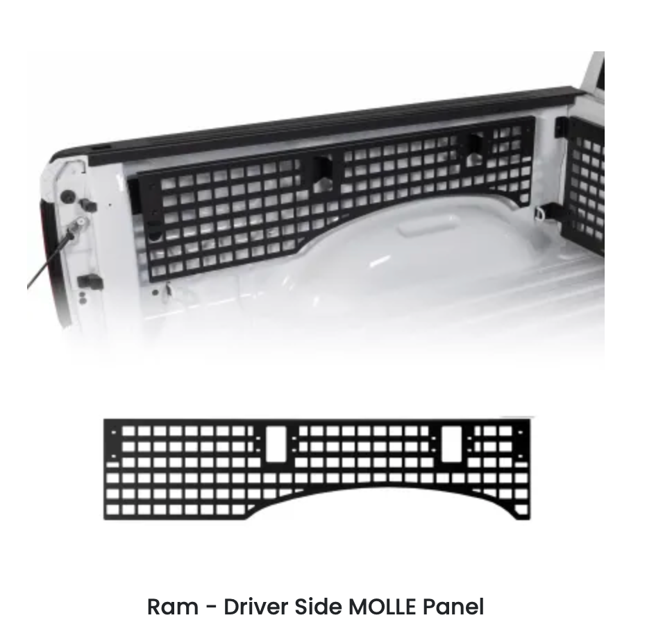 PUTCO D.SIDE MOLLE PANEL 19-26 RAM 1500 5'7"