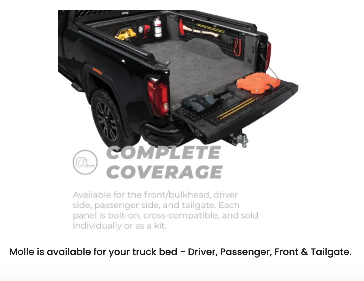 PUTCO D.SIDE MOLLE PANEL 19-26 RAM 1500 5'7"