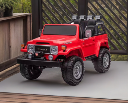 2026 24V Toyota FJ-40 2 Seater Kids Ride On Car with Remote Control DELUXE