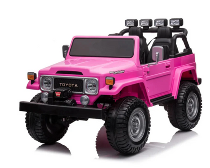 2026 24V Toyota FJ-40 2 Seater Kids Ride On Car with Remote Control DELUXE