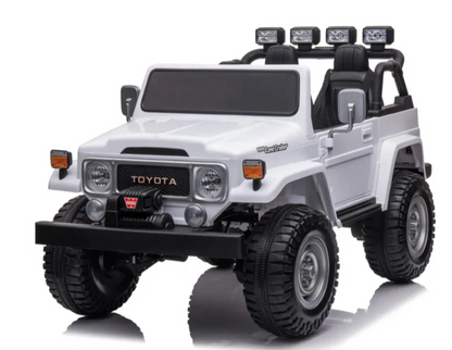 2026 24V Toyota FJ-40 2 Seater Kids Ride On Car with Remote Control DELUXE