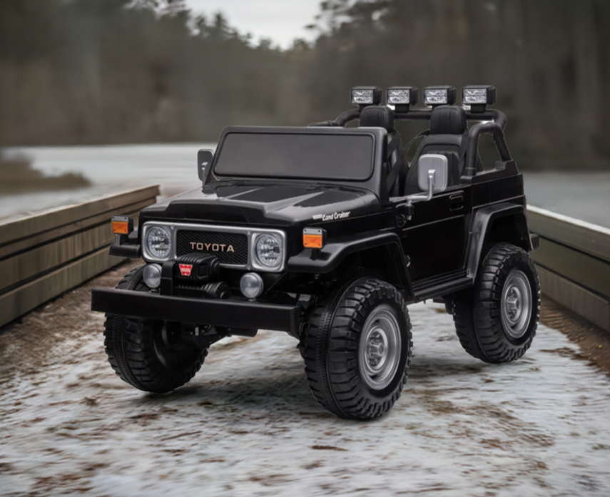 2026 24V Toyota FJ-40 2 Seater Kids Ride On Car with Remote Control DELUXE
