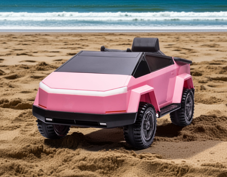 2026 Tesla Cybertruck Style 12V Kids Ride On Car with Remote Control