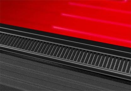 Truxedo Box Cover for 20-26 Gladiator pickup trucks, durable tonneau cover with sleek black finish, shown installed on truck bed.