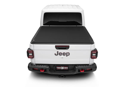 Truxedo SENTRY CT tonneau cover for Gladiator 20-26 models, shown installed on truck bed, protective and durable truck bed cover