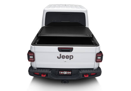 Truxedo LO Pro Box Cover for 20-26 Gladiator, a durable tonneau cover installed on a pickup truck bed.