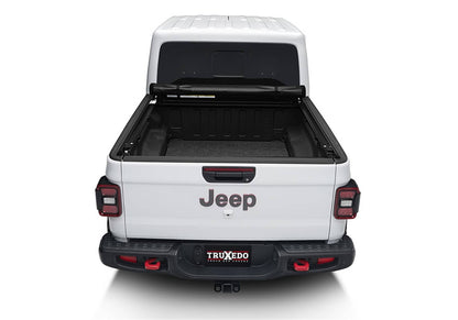 Truxedo LO Pro Box Cover for 20-26 Gladiator pickup trucks, durable tonneau cover shown installed on truck bed.