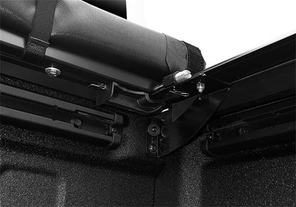 Truxedo LO PRO Box Cover for 20-26 Gladiator Tonneau Cover, black fabric with secure side rails and sleek design.