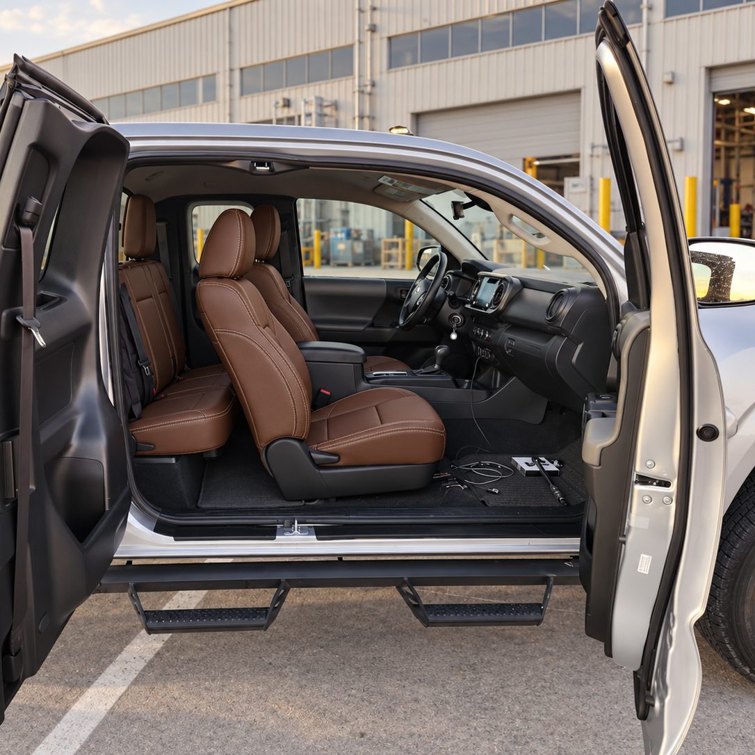 OFFactory OEM-style leather seat covers for Toyota Tacoma, custom made to order — image 9