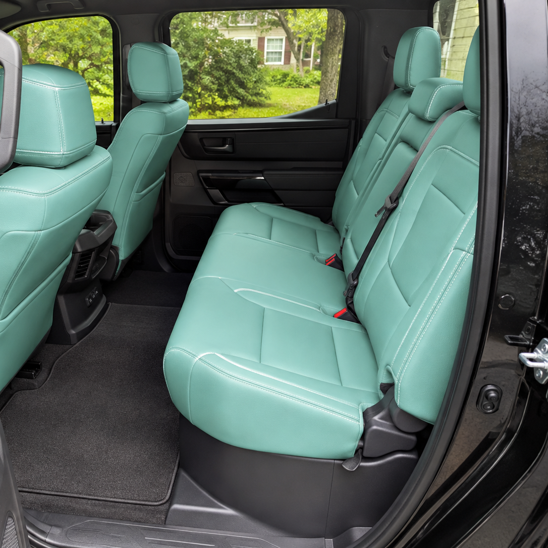 OFFactory OEM-style leather seat covers for Toyota Tundra, custom made to order — image 6