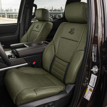 OFFactory OEM-style leather seat covers for Toyota Tundra, custom made to order — image 8