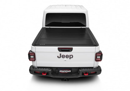 Undercover Ultra Flex Box CVR 20-26 Gladiator 5' tonneau cover on a truck bed, showcasing its durable, flexible design.
