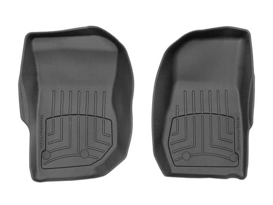 Weathertech Front HP Floor Liner for 2014-2018 Jeep Wrangler JK, durable rubber mat with molded patterns for vehicle protection