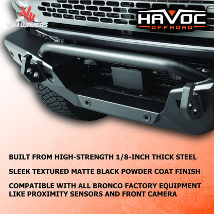 Front bumper showing integrated winch mounting area and recovery capabilities