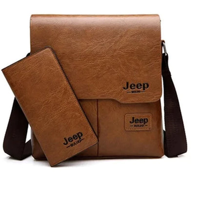 Jeep Casual Shoulder Sling Bag with Jeep Wallet - 4X4 WAVERS