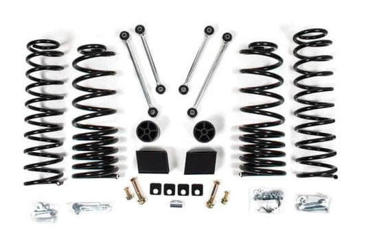 Zone Offroad 3-inch lift kit for 2020-2026 Jeep Gladiator, showing lifted suspension components and installation details.