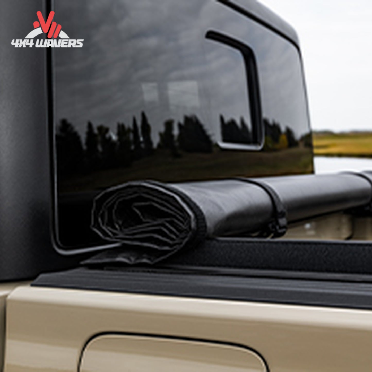 LITERIDER tonneau cover fully open against cab offering 100 percent full bed access SKU 31279