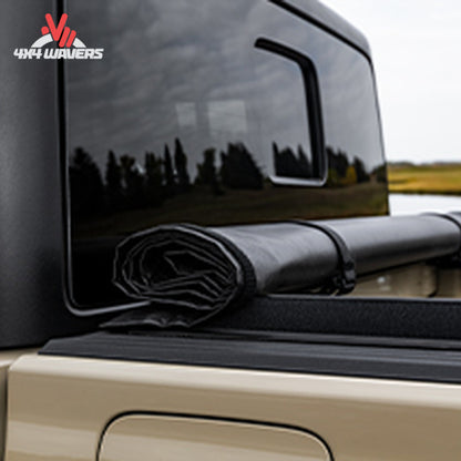 LITERIDER tonneau cover fully open against cab offering 100 percent full bed access SKU 31279