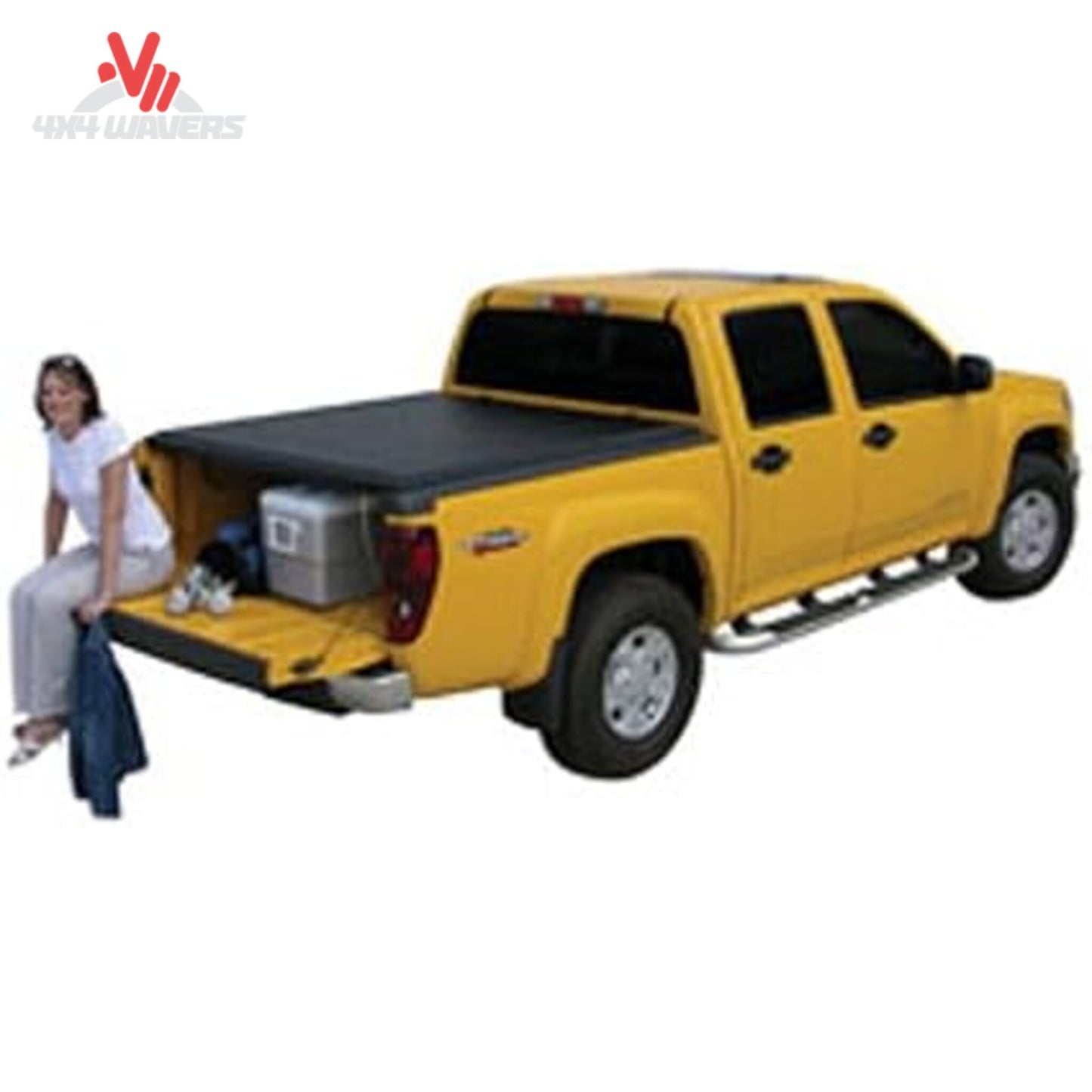 Access Original soft roll up tonneau cover installed on 2004-2014 Ford F150 5.5ft bed SKU 11269