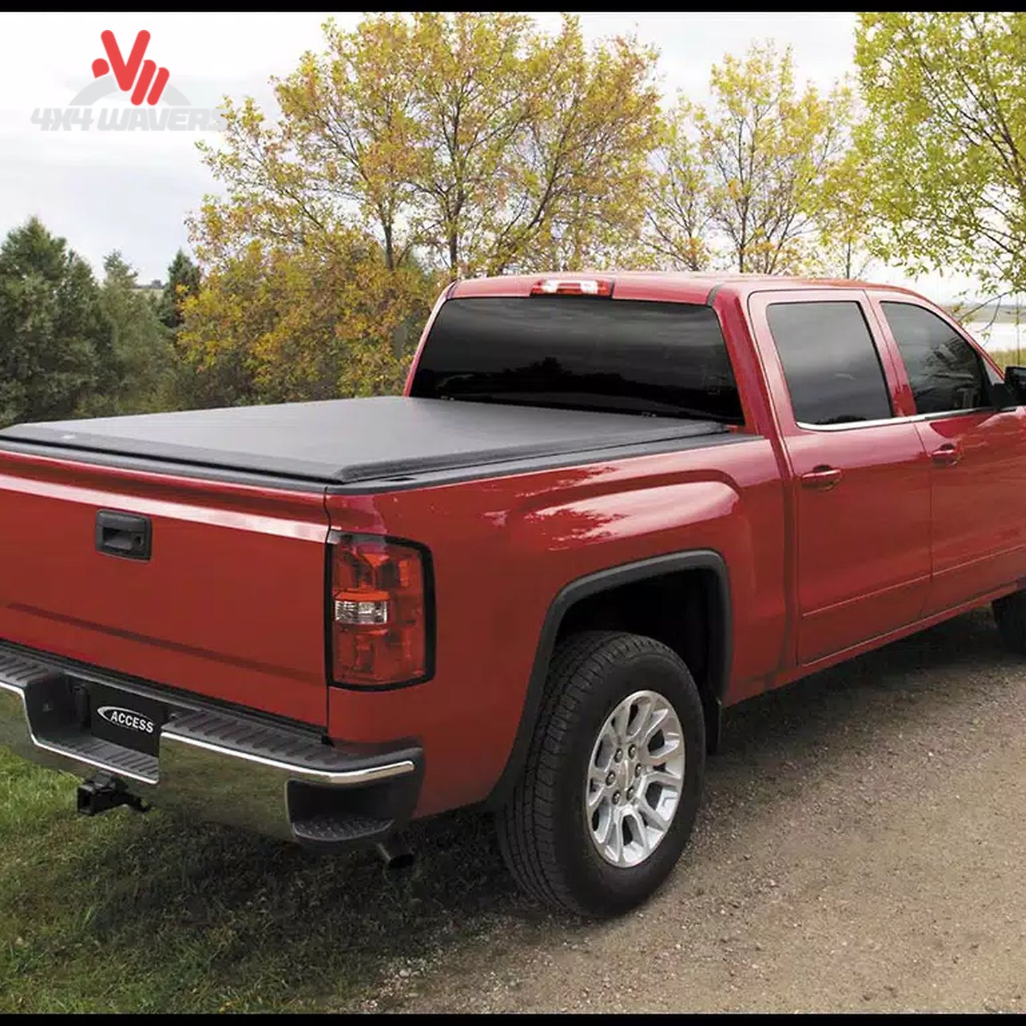 ACCESS Original soft roll up tonneau cover black vinyl 11369 for Ford F-150 5.5 foot bed.