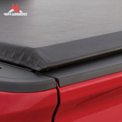 Access Original roll-up tonneau cover installed on 2019-2026 Chevy Silverado 6ft 7in bed SKU 12389
